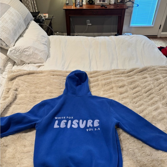 White Fox Boutique Blue Hoodie - Picture 4 of 6